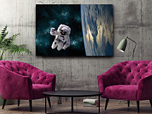 Obraz na stenu Malý krok pre človeka, veľký skok pre ľudstvo